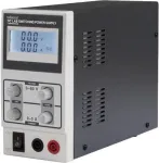 Velleman LABPS6005SM 60V 5A 300W reguliuojamas nuolatinės srovės laboratorinis maitinimo &scaron;altinis su LED ekranu, juodas/pilkas