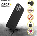 OtterBox Symmetry Series nugarėlės dangtelis Apple iPhone 12 / 12 Pro - juodas 77-66197