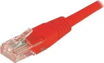 EXERTIS CONNECT Cat.6 U/UTP komutacinis kabelis, RJ45, raudonas, 20 m, su fiksavimo liežuvėlio apsauga 243762