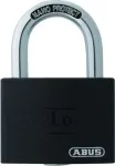 ABUS myLock T65AL/40 juodas spynos pakabinamas 40 mm aliuminio korpusas grūdinto plieno lankas 802867
