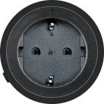 Schwaiger buitinio ki&scaron;tukinio lizdo adapteris moduliniam maitinimo bėgeliui, juodas (MSPS0230)