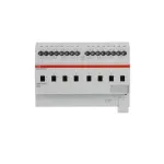 ABB SA/S8.10.2.2 KNX perjungimo aktuatorius, 8 kanalų, 10 A, DIN bėgiui 2CDG110259R0011