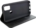 CYOO Premium BookCase Apple iPhone 13 mini dėklas - juodas sintetinės odos piniginės dėklas CY122554