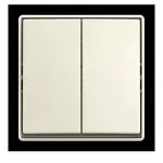 BUSCH-JAEGER 2601/5 J-522 vir&scaron;utinio montavimo perjungiklis, 10 AX, 250 V AC, Alpine White 2TKA00005524