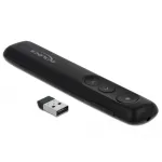 Lazerinis pristatymo pultelis DeLOCK USB 64092 juodas