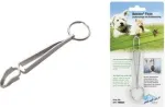 WEDO PICCO erkių i&scaron;traukimo replės su raktų pakabuku, metalinės, 1 vnt. 271 790054