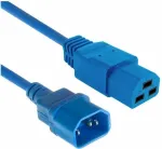 ACT maitinimo laidas C14 į C21 IEC 60320 mėlynas 3 m (AK5384)