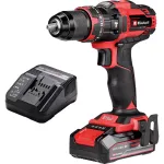 Gręžtuvas Einhell TE-CD 18/44 Li-i 24000 RPM 1.59 kg Juodas, Raudonas