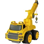 Sunkvežimis su kranu BIG Power Worker Maxi Crane Geltonas 3&ndash;7 metams