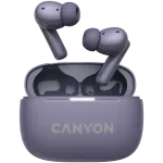 Canyon CNS-TWS10PL Ausinės ir Mikrofonas Tikras Belaidis Stereo (TWS) Į ausis Skambučiai/Muzika/Sportas/Kasdienis naudojimas USB Type-C Bluetooth Violetinė (CNS-TWS10PL)