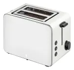WMF Stelio 414210001 skrudintuvas, 2 riekutėms, nerūdijantis plienas, Paper Grey, 1050 W