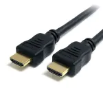 StarTech.com HDMM1MHS didelės spartos HDMI kabelis su Ethernet, 1 m, Ultra HD 4K, 28 AWG, auksuoti kontaktai, M/M, juodas
