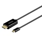 USB-C laidas SAVIO CL-191 2 m &mdash; USB-C į USB-C, vyri&scaron;kas į vyri&scaron;ką, juodas, plastikinis apvalkalas, varinis laidininkas