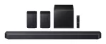 Samsung HW-Q930F 9.1.4 kanalų 580 W juoda garso juosta su belaidžiu žemų dažnių garsiakalbiu