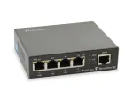 LevelOne GEP-0523 5 prievadų Gigabit PoE jungiklis, 802.3at/af PoE, 4 PoE i&scaron;ėjimai, 60 W