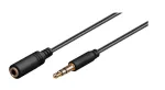 Microconnect AUDLG5G garso ilginimo laidas 5 m 3,5 mm juodas