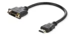 Microconnect HDMDVI15CM HDMI&ndash;DVI-D adapteris, ki&scaron;tukas/lizdas, Dual Link, pasyvus, 1080p 60 Hz, 0,15 m, juodas