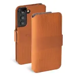 Krusell 62468 odinė &bdquo;PhoneWallet&ldquo; apsauga-piniginė, skirta Samsung Galaxy S22+, 6,6", konjako ruda