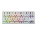 Baracuda Krill balta membraninė gaming klaviatūra KRILL-W, US, USB