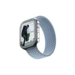 PanzerGlass SAFE. by &reg; Bling Bumper sidabrinis permatomas Apple Watch Series 10 46 mm apsauginis rėmelis