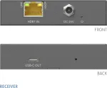 AV imtuvas PureLink PT-HDBT-1020C-RX su 4K palaikymu ir HDBaseT įėjimu