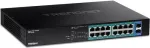TRENDnet TPE-TG182 &ndash; valdomas tinklo jungiklis 16x Gigabit PoE+ + 2x SFP, 240 W, montuojamas į stelažą
