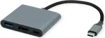 ROLINE USB-C į HDMI 4K60+ adapteris su PD ir USB-A prievadu (12.03.3199)