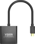 Vaizdo kabelio adapteris Mini DisplayPort VGA Vision TC-MDPVGA/BL