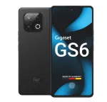 Gigaset GS6 5G i&scaron;manusis telefonas 8GB/128GB 6,67 colio OLED 120Hz 64MP triguba kamera Android 15 juoda
