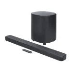 Garbo juosta JBL Bar 500MK2 Juoda &mdash; 5.1 kanalai, 750 W, Dolby Atmos, belaidė ir laidinė, žemų dažnių garsiakalbis