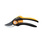 Fiskars Plus SmartFit P541 sodo aplinkinės žirklės juodos, oranžinės