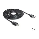 USB laidas DeLOCK EASY-USB 2.0-A 3m juodas