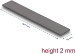 Termo padėklas DeLOCK 18477 3 W/m&middot;K pilkas 20x120x2 mm