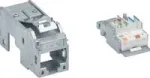 Hager GMKRJ45 jungtis RJ45, plotis 14,7 mm, gylis 36 mm