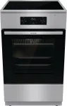 Gorenje GEIT5C61XPG nerūdijančio plieno elektrinė viryklė su indukcine kaitlente, laisvai pastatoma, 4 zonos, 70 l orkaitė, katalitinis valymas, 50 cm