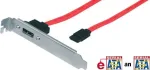 eSATA lizdo adapteris, 1 prievadas, vidinę SATA jungtį i&scaron;veda į i&scaron;orę (30696)