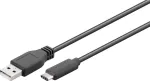 Wentronic 55466 USB kabelis juodas