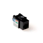 Keystone lizdas ACT CAT6 neekranuotas užspaudžiamas juodas TD6014