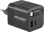 VOLTCRAFT UC-45W002 USB įkroviklis 45 W 1x USB-A, 2x USB-C&reg; USB PD Juodas Vidinis Naudojimas GaN, USB Power Delivery (USB-PD), Greitasis Įkroviklis (VC-17330925)