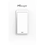Milesight WS501-868M-3W-W11-EU LoRaWAN sieninis jungiklis, 3 laidų, 1 mygtukas