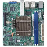 Pagrindinė plok&scaron;tė Supermicro A3SPI-8C-LN6PF mini-ITX Atom C5325 (8C/8T) 2.4 GHz Bulk