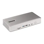 StarTech.com universali USB4 ir Thunderbolt 4 dokų stotis, keturi ekranai Windows, du ekranai MacBook, HDMI DP dokas su 98W ne&scaron;iojamojo kompiuterio įkrovimu