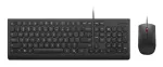 Laidinė pilno dydžio USB klaviatūros ir pelės rinkinys Lenovo 4X31R64409 &mdash; 100% i&scaron;dėstymas, 1,8 m laidas, juoda, dani&scaron;kas i&scaron;dėstymas