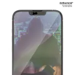 Skaidrus ekrano apsauginis stiklas PanzerGlass CamSlider, skirtas Apple iPhone 14 Plus / 13 Pro Max, 6,68 colio, grūdintas stiklas, PET, antibakterinis