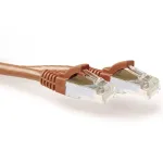 ACT Brown 20.00 m SFTP CAT6A lizdinis kabelis su RJ45 jungtimis