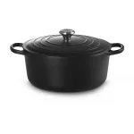Le Creuset Signature Apvalus ketaus puodas 8.1L Juodas 30cm