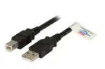 USB laidas EFB Elektronik K5256SW.1,8 1,8 m USB A USB B juodas