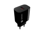 Natec Ribera USB-A sieninis įkroviklis 18W juodas