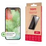 TOTI Grūdinto stiklo 2D ekrano apsauga &bdquo;Full Cover&ldquo;, skirta iPhone 15/15 Pro, skaidri