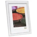 DEKNUDT S221H3 medinis nuotraukų rėmelis 10x15 cm juodas su baltu paspartu